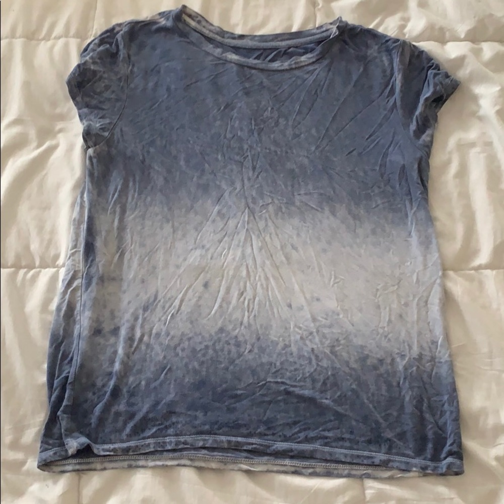 Blue tie dye t shirt